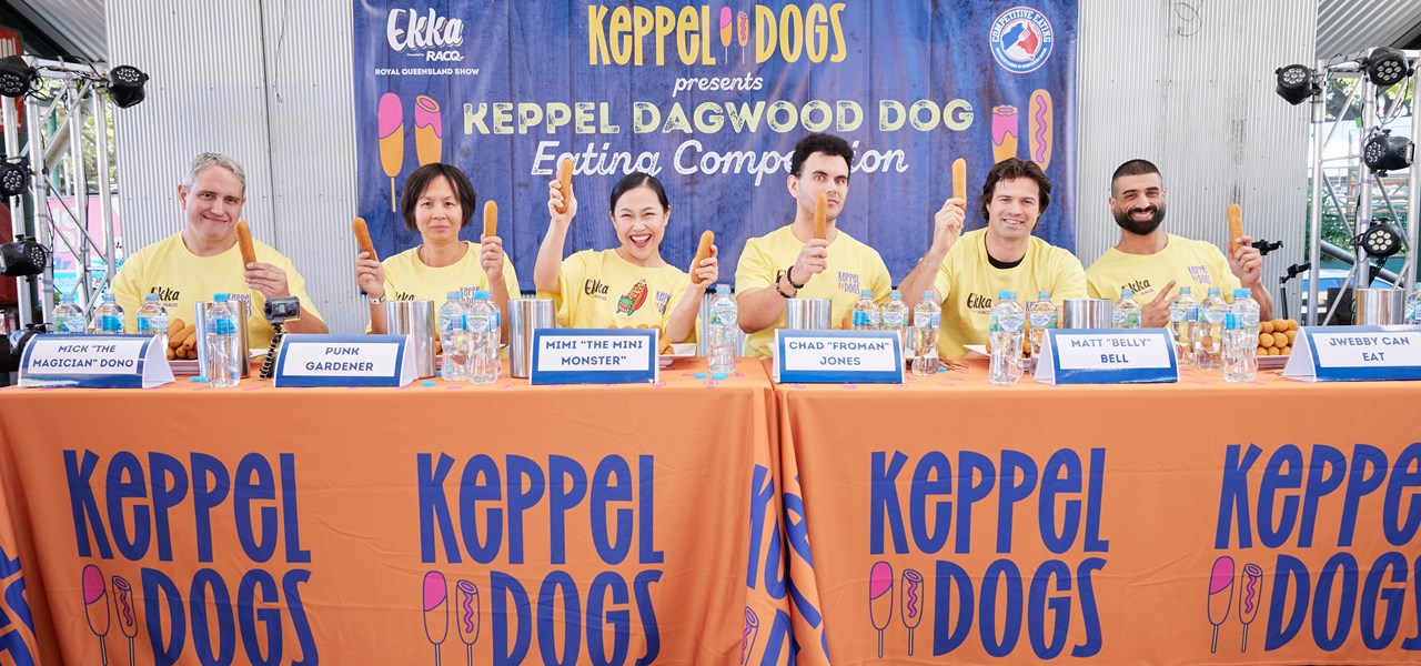 Keppel Dagwood Dog Eating Competition