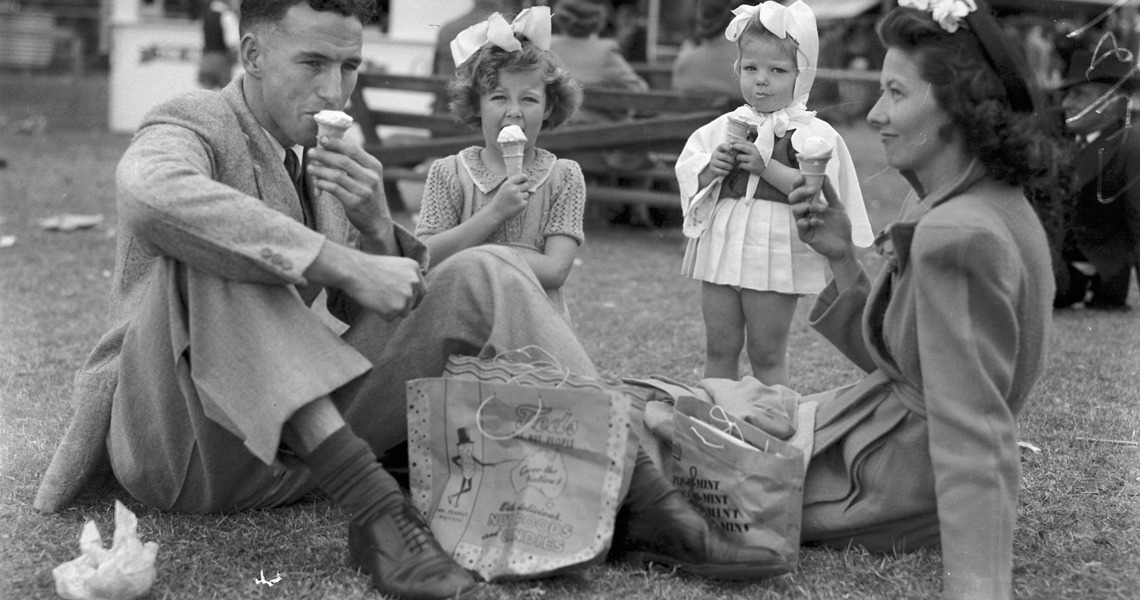 Enjoying An Ice Cream At The Brisbane Exhibition 1947 53051509591 O